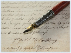 investissement lettre et manuscrit